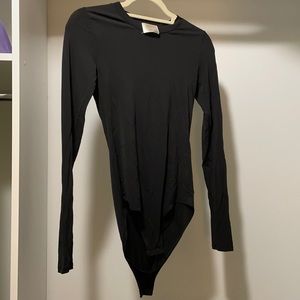 Aritzia Le Fou Wilfred black long sleeved bodysuit